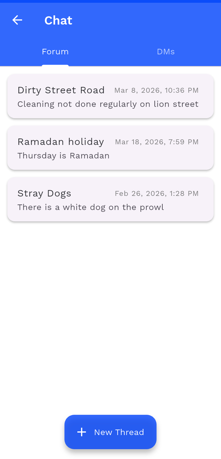 Forum topic in Facil